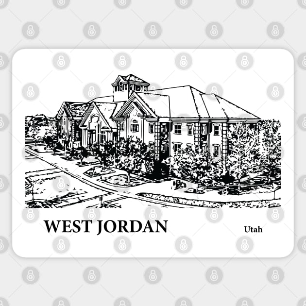 West Jordan - Utah Sticker by Lakeric